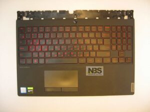 Клавиатура для ноутбука Б\У Lenovo Legion Y530 Y540 Y7000 + C корпус + тачпад RU\EN подсветка красна