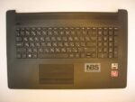 Клавиатура для ноутбука Б/У HP Pavillion 17BY 17-by 17CA 17-CA 17Q-CS RU+ C корпус черный тачпад