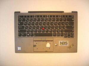 Клавиатура для ноутбука Б\У lenovo ThinkPad X1 Yoga 4th Gen + C корпус RU\EN серая