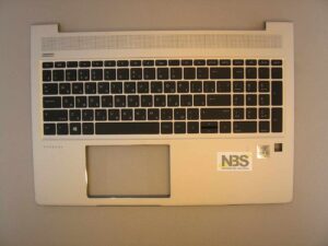 Клавиатура для ноутбука Б/У HP Probook 450 G6 455 G6 RU + C панель серебро