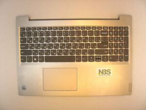 Клавиатура для ноутбука Б\У lenovo Ideapad S145-15 + C корпус RU\EN серебро