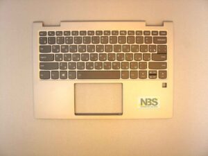Клавиатура для ноутбука Lenovo YOGA 730-13IKB 730-13IS + C cover RU серебро с подсветкой без тачпада