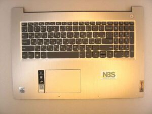 Клавиатура для ноутбука Б\У lenovo Ideapad 3 17ADA05 + C корпус RU\EN серебро
