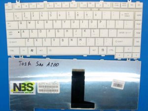 Клавиатура для ноутбука Toshiba A210/A200 White