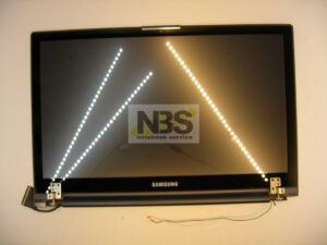 Экран в сборе Б/У 15.6 Samsung ATIV Book 8 NP870Z5G NP870Z5E 1920x1080 глянцевый корпус синий