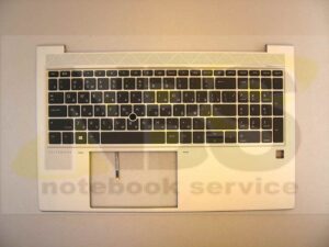 Клавиатура для ноутбука Б/У HP ELITEBOOK 850 G7 RU + C панель серебро