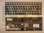 Клавиатура для ноутбука HP Elitebook 745 G5 840 G5 846 G5 840 G6 846 G6 745 G6 RU silver + LED