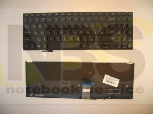 Клавиатура для ноутбука Asus S530F S15 X530 K530 S530UA X530FA X530UN enter flat RU+ LED
