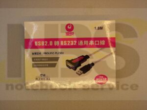 USB-COM Z-TEK  RS232 (коннектор DB9)  Serial Port PL2303 RA M:YS232-1