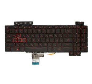 Клавиатура для ноутбука Asus TUF Gaming FX504g FX505 RU/EN + red LED