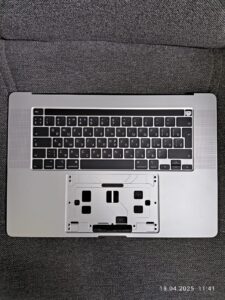 Клавиатура для ноутбука AP model:A2141 Silver enter"7" RU + C Panel