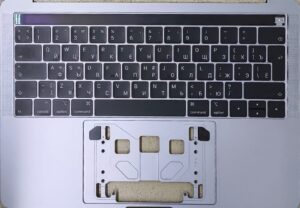 Клавиатура для ноутбука AP Pro 13 A1989 2018-2019г RU + C Panel Space Gray