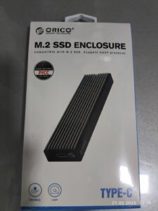 External Case Orico-M2PV-C3 M.2 PCI-e (Nvme) Type C - Type C