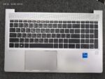 Клавиатура для ноутбука Б/У HP ProBook 450 G8 450 G9 455 G8 455R  RU +C панель серебро