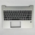 Клавиатура для ноутбука Б/У HP EliteBook ProBook 440 G6 440 G7 445 G6 445 G7 RU + C панель серебро