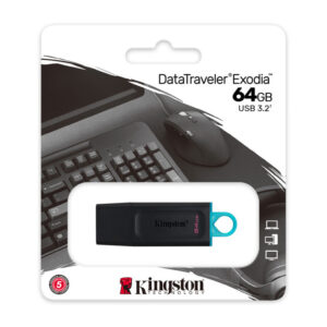 USB 3.2 Kingston DTX/64GB  64GB черный