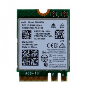 Модуль WiFi + Bluetooth Intel Model: 8260NGW