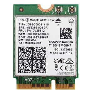 Модуль WiFi + Bluetooth Intel Model: AX211NGW FRU 5W10V25812