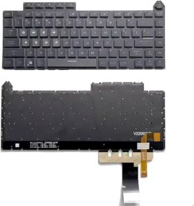 Клавиатура для ноутбука ASUS ROG Strix G16 G614JI / G634 с RGB подсветкой в виде кабеля (TYPE-A) EN