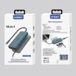 Док-станция Onten OTN-UC962 Интерфейс для подключения к ноутбуку Type-С 10-в-1