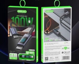 Кабель Type C to Type C Gerlax GD-60T QC3.0 10W 1M