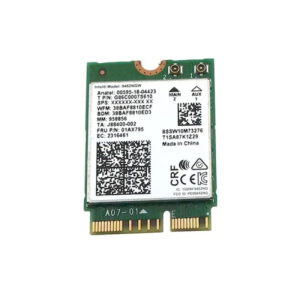 Модуль WiFi + Bluetooth Intel Model: 9462NGW FRU 01AX795