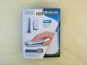 Мышь беспроводная мультисенсорная Defender T-Sense 1000 Nano White