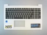 Клавиатура для ноутбука Asus X553M+C корпус белая RU/EN