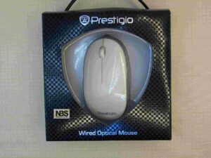 Мышь PRESTIGIO PMSO03WH проводная оптическая USB