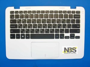 Клавиатура для ноутбука Dell Inspiron 11 RU 3162 + C корпус с Tuch белая