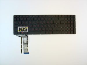 Клавиатура для ноутбука ASUS G771 RU с подсветкой Enter flat