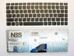 Клавиатура для ноутбука Lenovo U310 RU рамка серебро