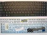 Клавиатура для ноутбука Asus X541 RU/EN черная без рамки Enter горизонт