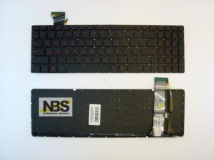 Клавиатура для ноутбука Asus Rog GL552 с подсветкой RU Enter горизонтальный
