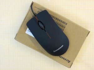 Мышь Lenovo M20 mini проводная оптическая USB в картонной упаковке