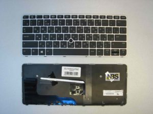 Клавиатура для ноутбука HP Elitebook 725 G3 RU рамка серебро