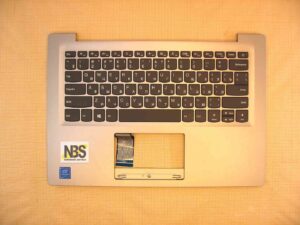 Клавиатура для ноутбука Б\У  Lenovo IdeaPad 120s-14iap  + C корпус RU\EN серебро