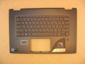 Клавиатура для ноутбука Б\У lenovo Yoga 720-15 + C корпус RU\EN с подсветкой серая