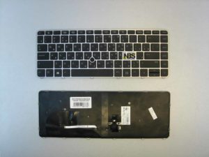 Клавиатура для ноутбука Б/У HP EliteBook 840 G3 840 G4 848 G4 745 G3 745 G4 RU с подсв рамка серебр