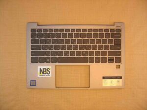Клавиатура для ноутбука Б\У lenovo Yoga s730-13 + C корпус RU\EN с подсветкой серая