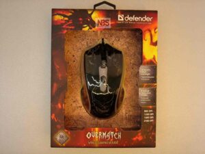 Мышь Defender Overmatch GM-069 4кл-кн черная 2400dpi USB