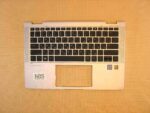 Клавиатура для ноутбука Б/У HP EliteBook x360 1030 G4 RU + C панель серебро