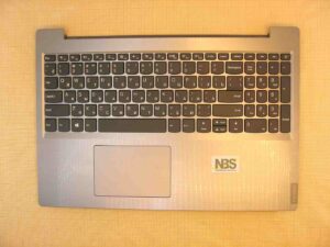 Клавиатура для ноутбука Б\У lenovo Ideapad L3-15 + C корпус RU\EN серебро